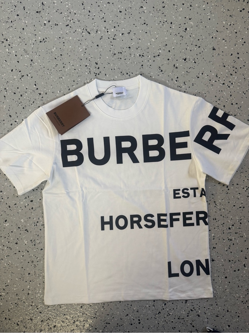 Burb Black Graphic Logo T-Shirt